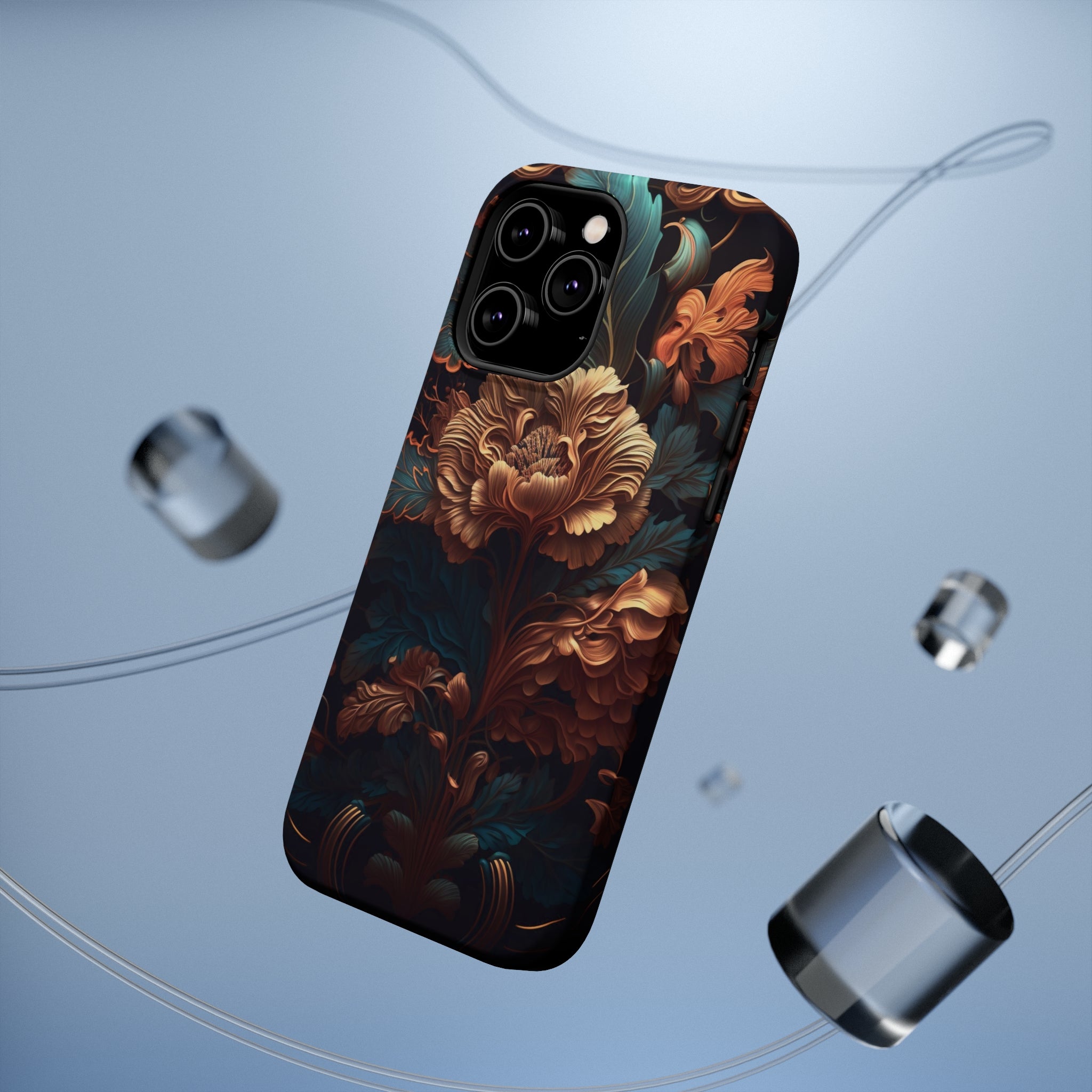 Dark floral - MagSafe Cases - phone cases