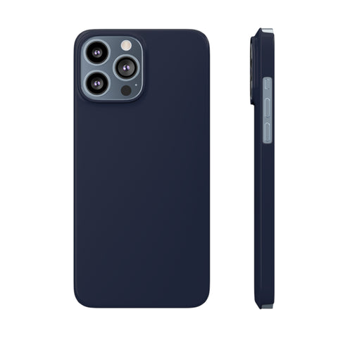 Dark Blue - iPhone Slim Cases iPhone 13 Pro Max - phone cases