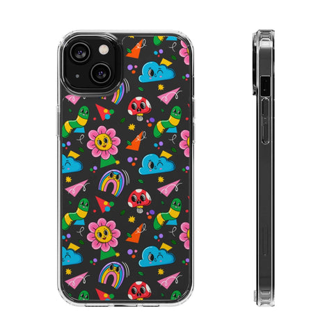 Colorful Characters - iPhone Clear Cases iPhone 14 Plus Without gift packaging - phone cases