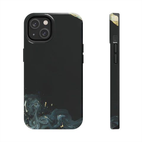 Golden liquid oil - iPhone Tough Cases iPhone 14 - phone cases