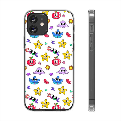 Mix Cartoon - iPhone Clear Cases iPhone 12 Without gift packaging - phone cases