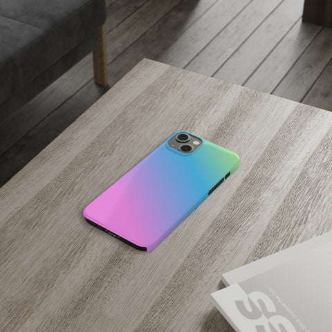 Gradient Colored - iPhone Slim Cases - phone cases