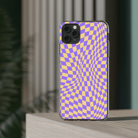 checkerboard - iPhone Clear Cases - phone cases