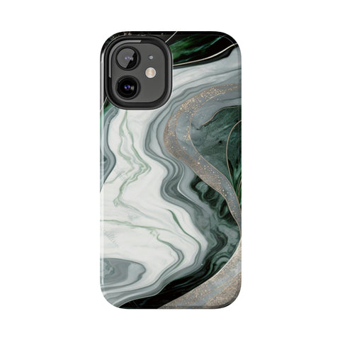 Green Marble - iPhone Tough Cases - phone cases