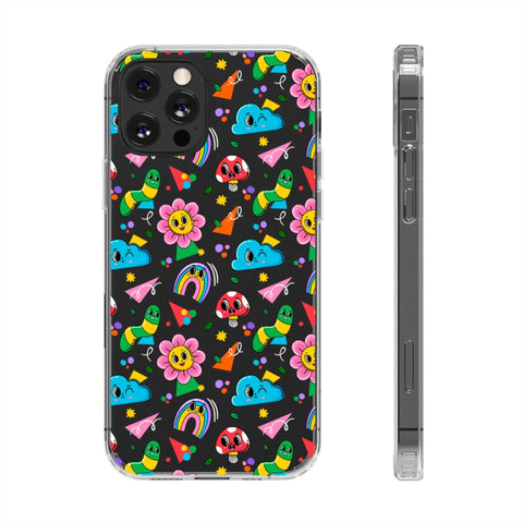 Colorful Characters - iPhone Clear Cases iPhone 12 Pro Without gift packaging - phone cases