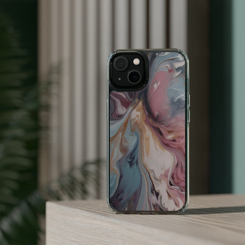 Liquid colored marble - iPhone Clear Cases - phone cases