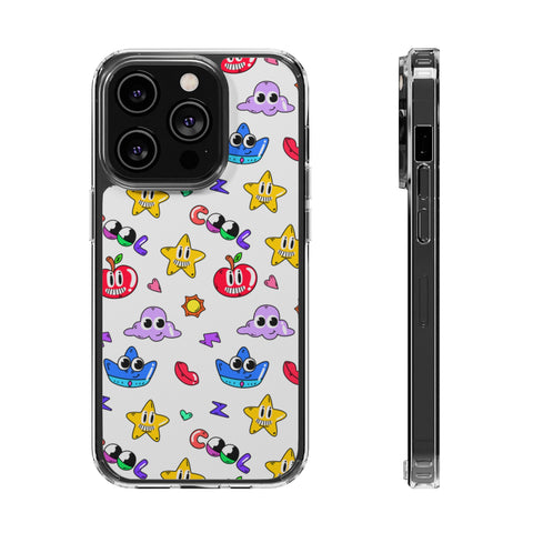 Mix Cartoon - iPhone Clear Cases iPhone 14 Pro Without gift packaging - phone cases