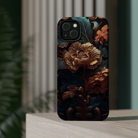 Dark floral - MagSafe Cases - phone cases