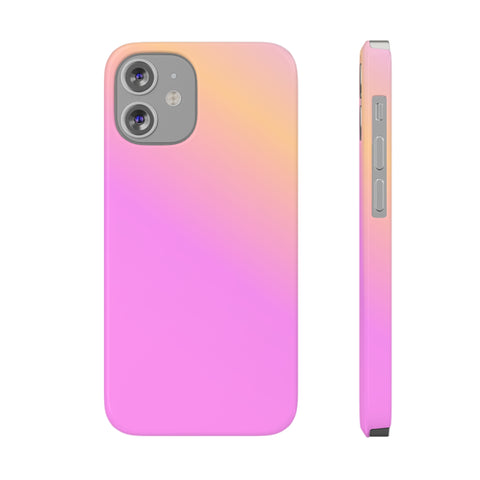 Gradient Pink - iPhone Slim Cases iPhone 12 Mini - phone cases