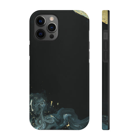 Golden liquid oil - iPhone Tough Cases iPhone 12 Pro Max - phone cases