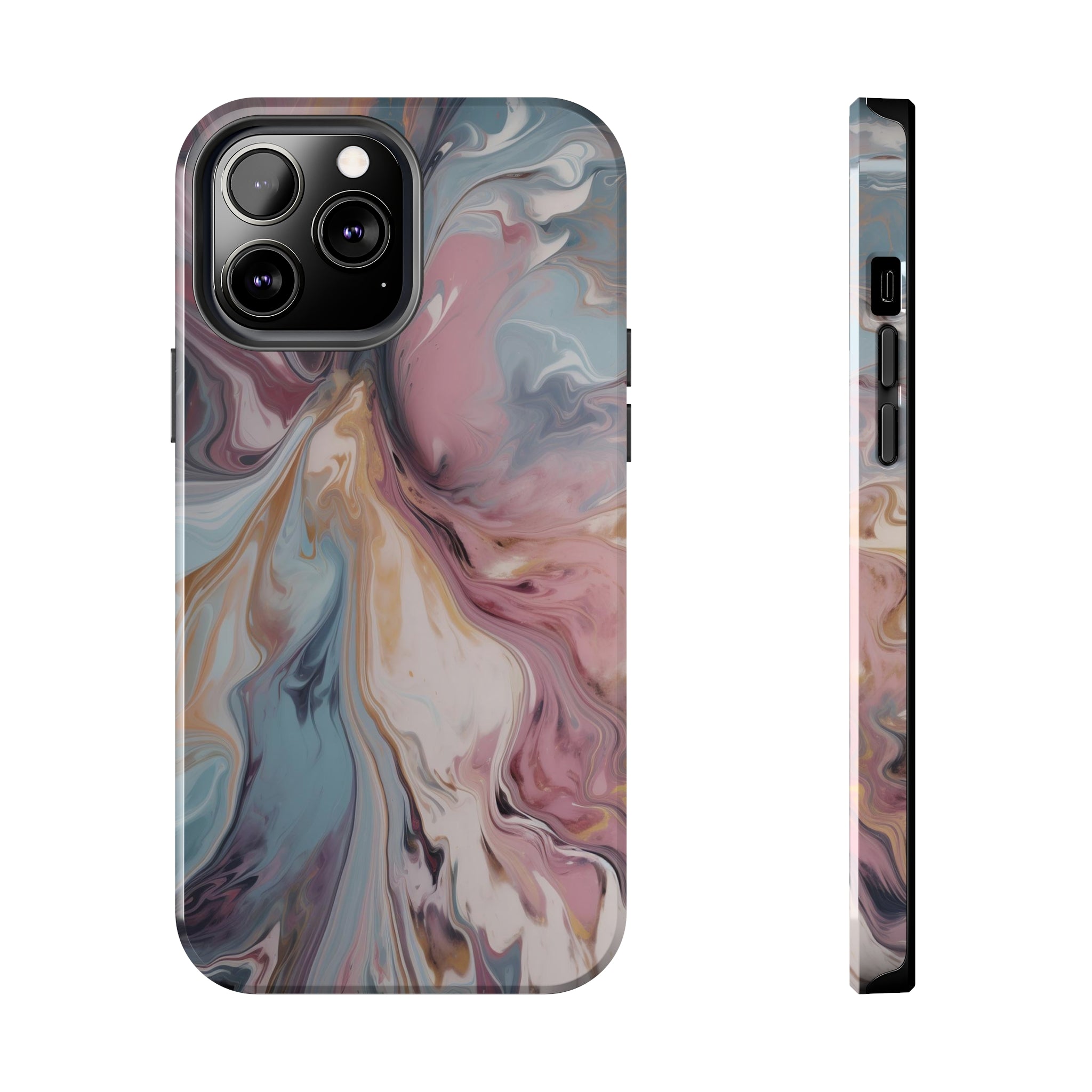 Liquid colored marble - iPhone Tough Cases iPhone 13 Pro Max - phone cases