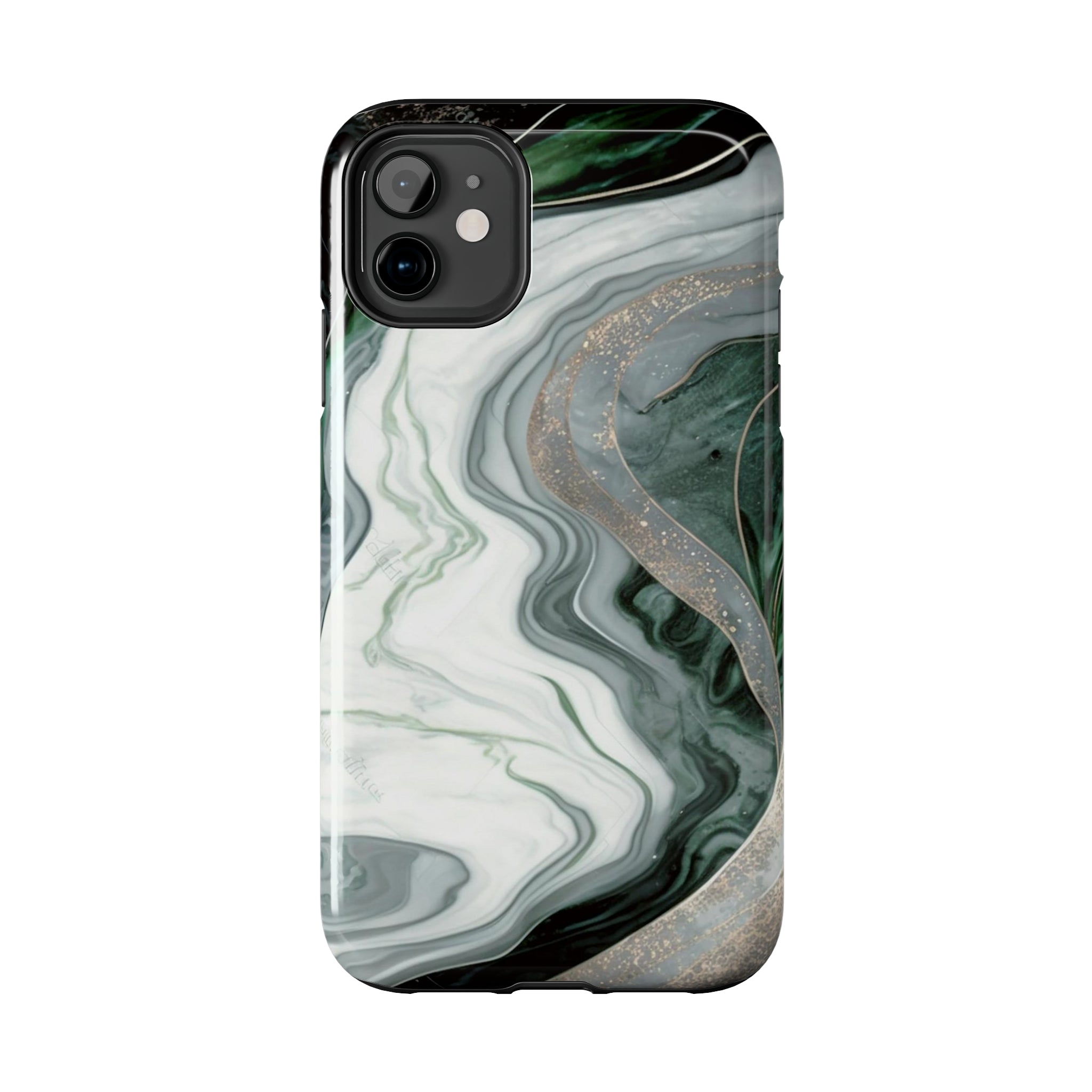 Green Marble - iPhone Tough Cases - phone cases