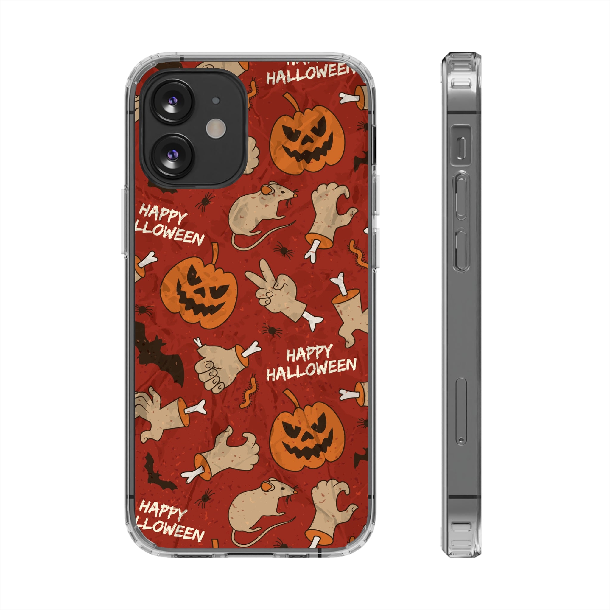 Halloween - iPhone Clear Cases iPhone 12 Mini Without gift packaging - phone cases