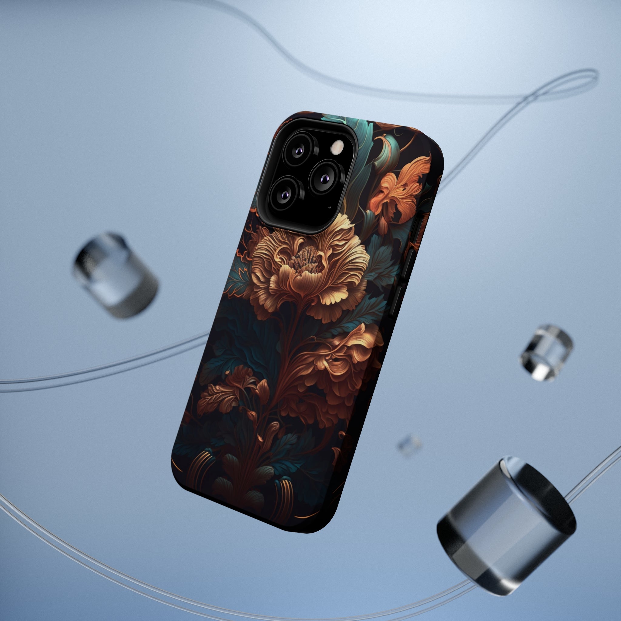 Dark floral - MagSafe Cases - phone cases