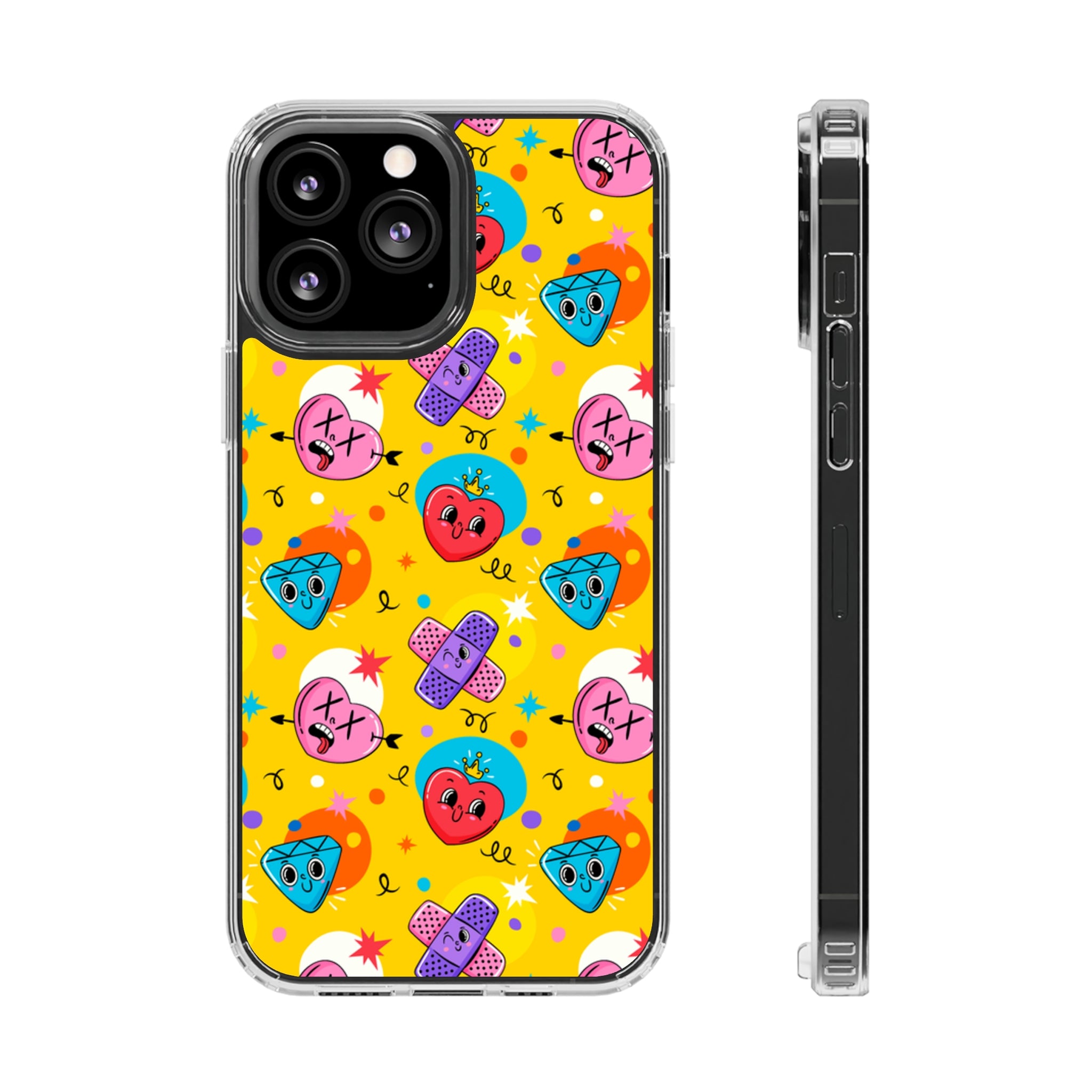 Funny Cartoon - iPhone Clear Cases iPhone 13 Pro Max Without gift packaging - phone cases