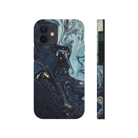 Blue liquid - iPhone Tough Cases - phone cases