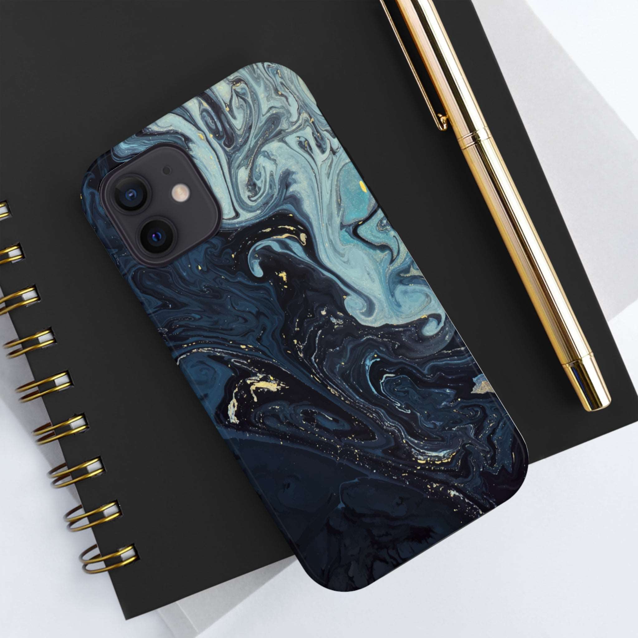 Blue liquid - iPhone Tough Cases - phone cases