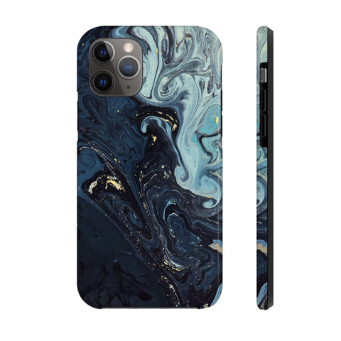 Blue liquid - iPhone Tough Cases - phone cases