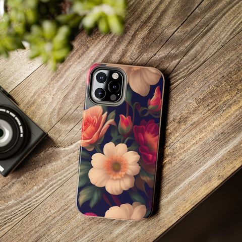 floral - iPhone Tough Cases - phone cases