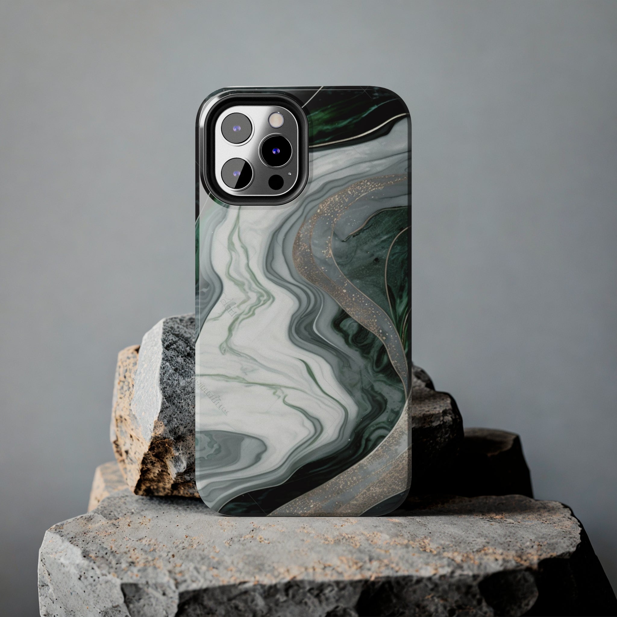 Green Marble - iPhone Tough Cases - phone cases