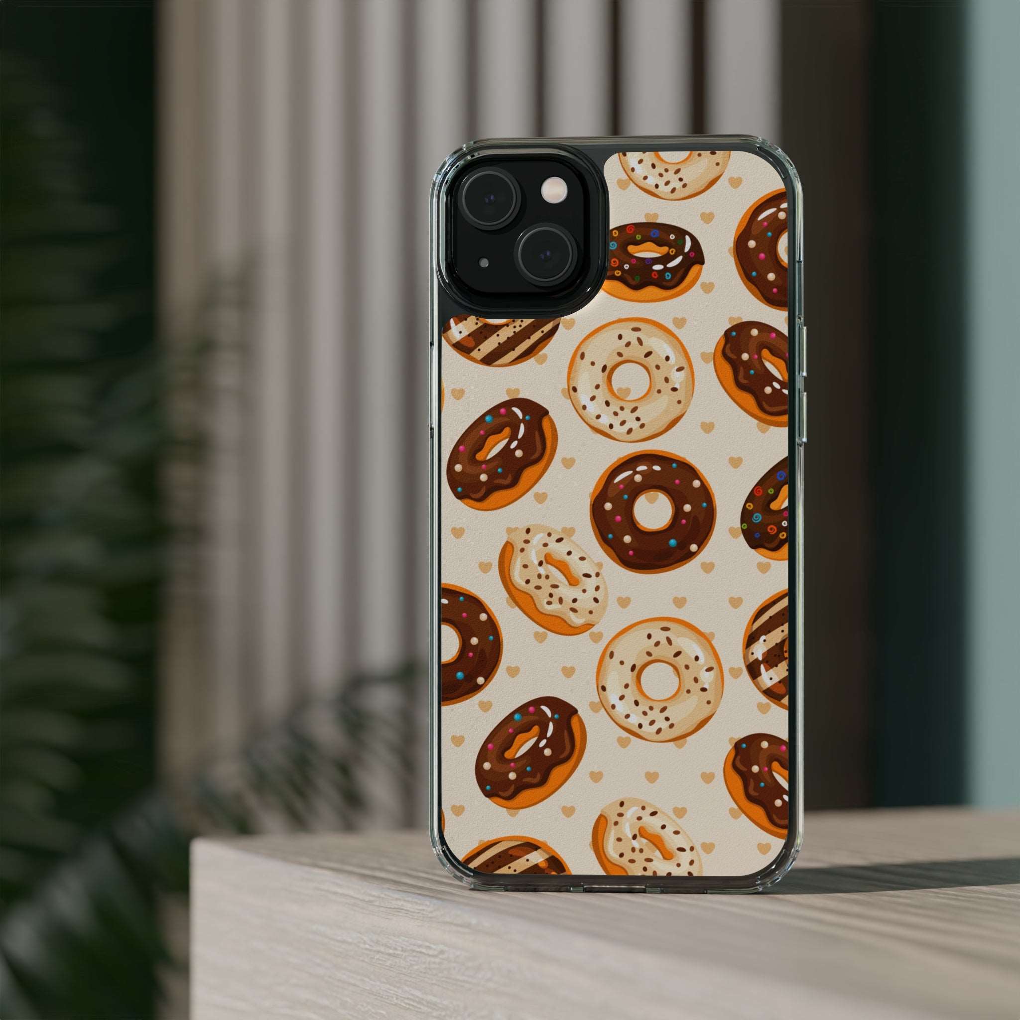 Chocolate Donuts - iPhone Clear Cases - phone cases