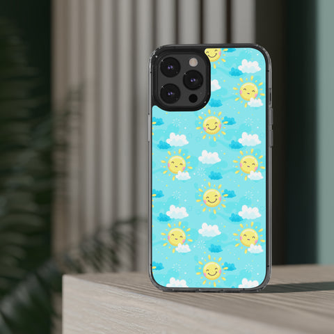 Sun Smile - iPhone Clear Cases - phone cases