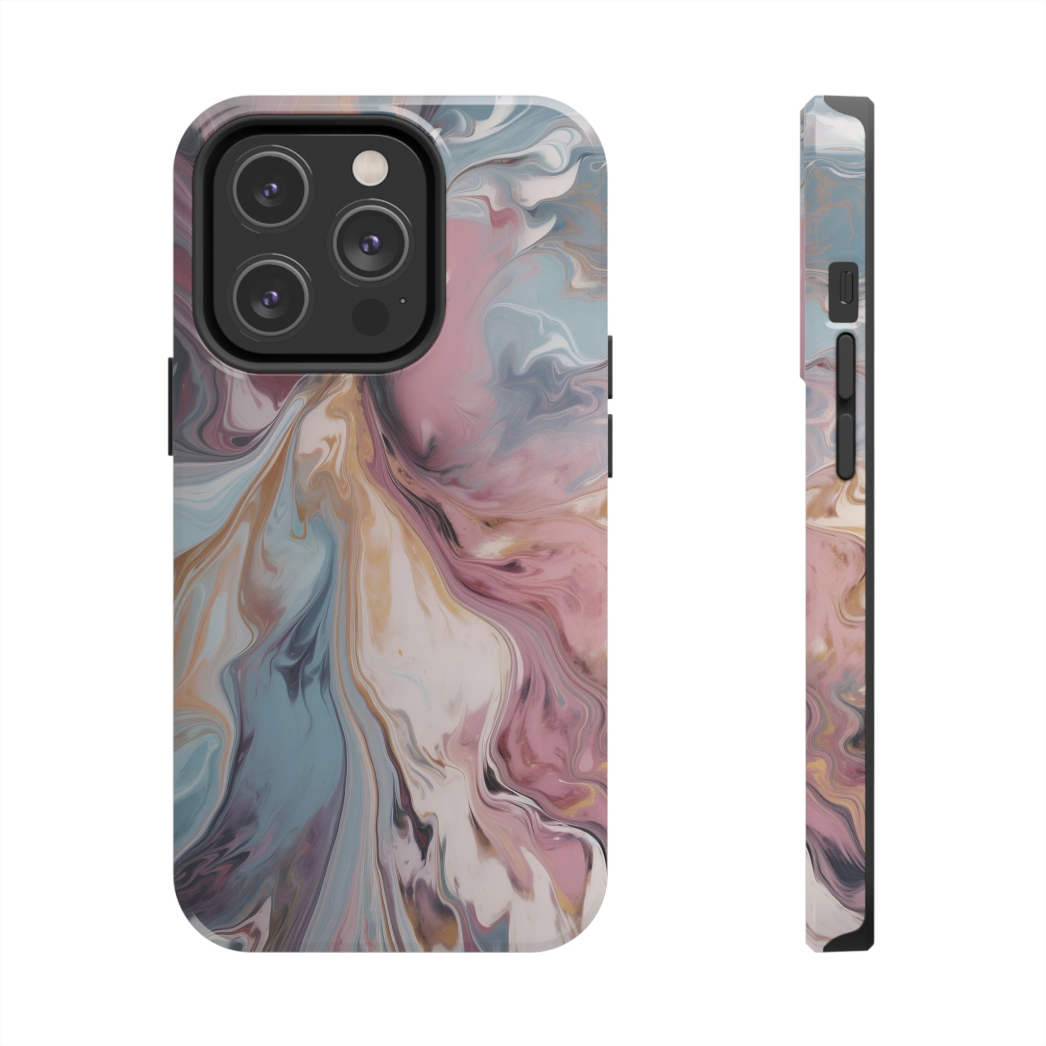 Liquid colored marble - iPhone Tough Cases iPhone 14 Pro - phone cases