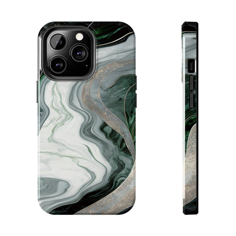 Green Marble - iPhone Tough Cases iPhone 13 Pro - phone cases