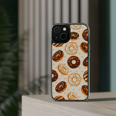 Chocolate Donuts - iPhone Clear Cases - phone cases