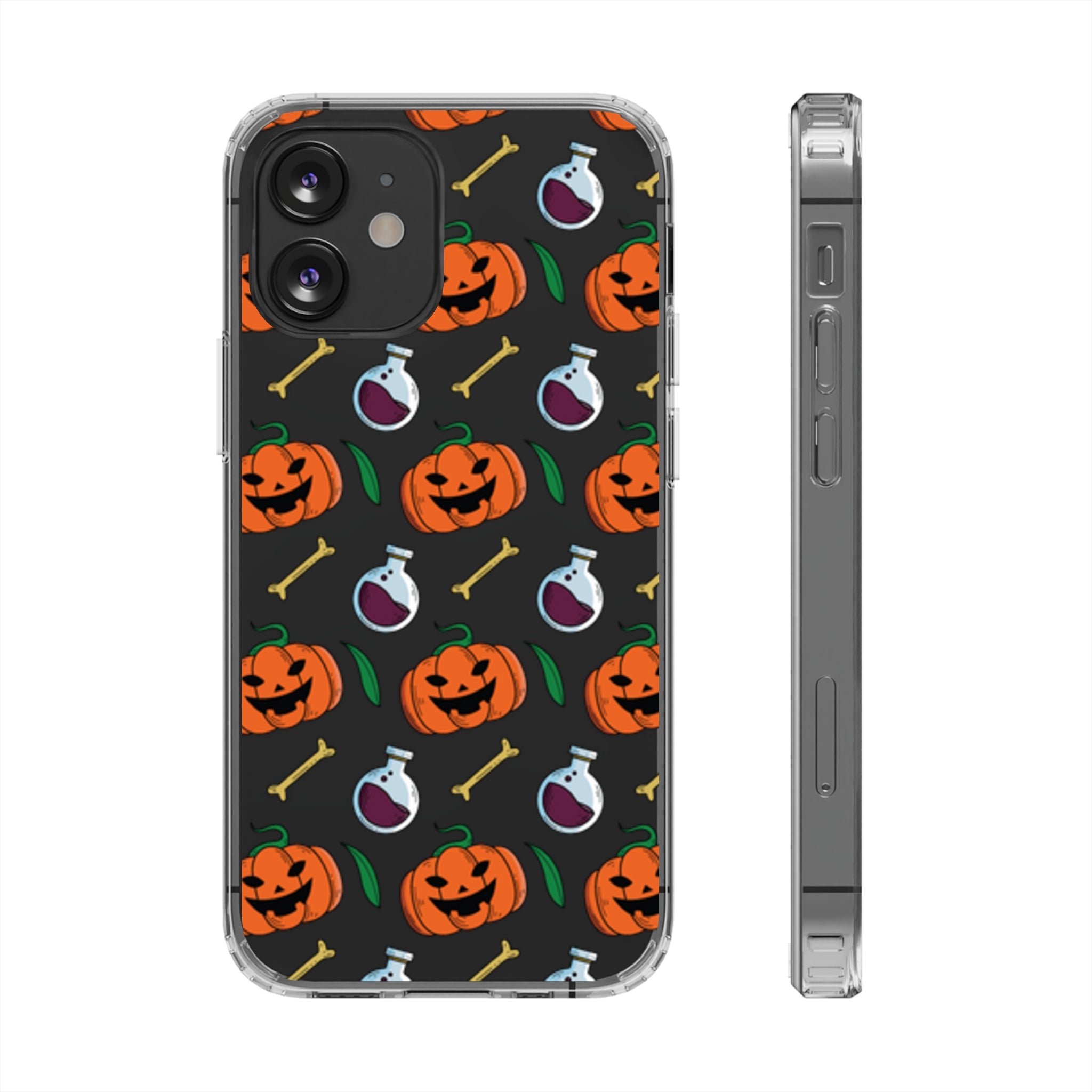 Halloween - iPhone Clear Cases iPhone 12 Mini Without gift packaging - phone cases
