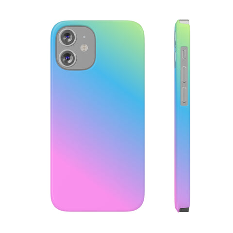 Gradient Colored - iPhone Slim Cases iPhone 12 Mini - phone cases