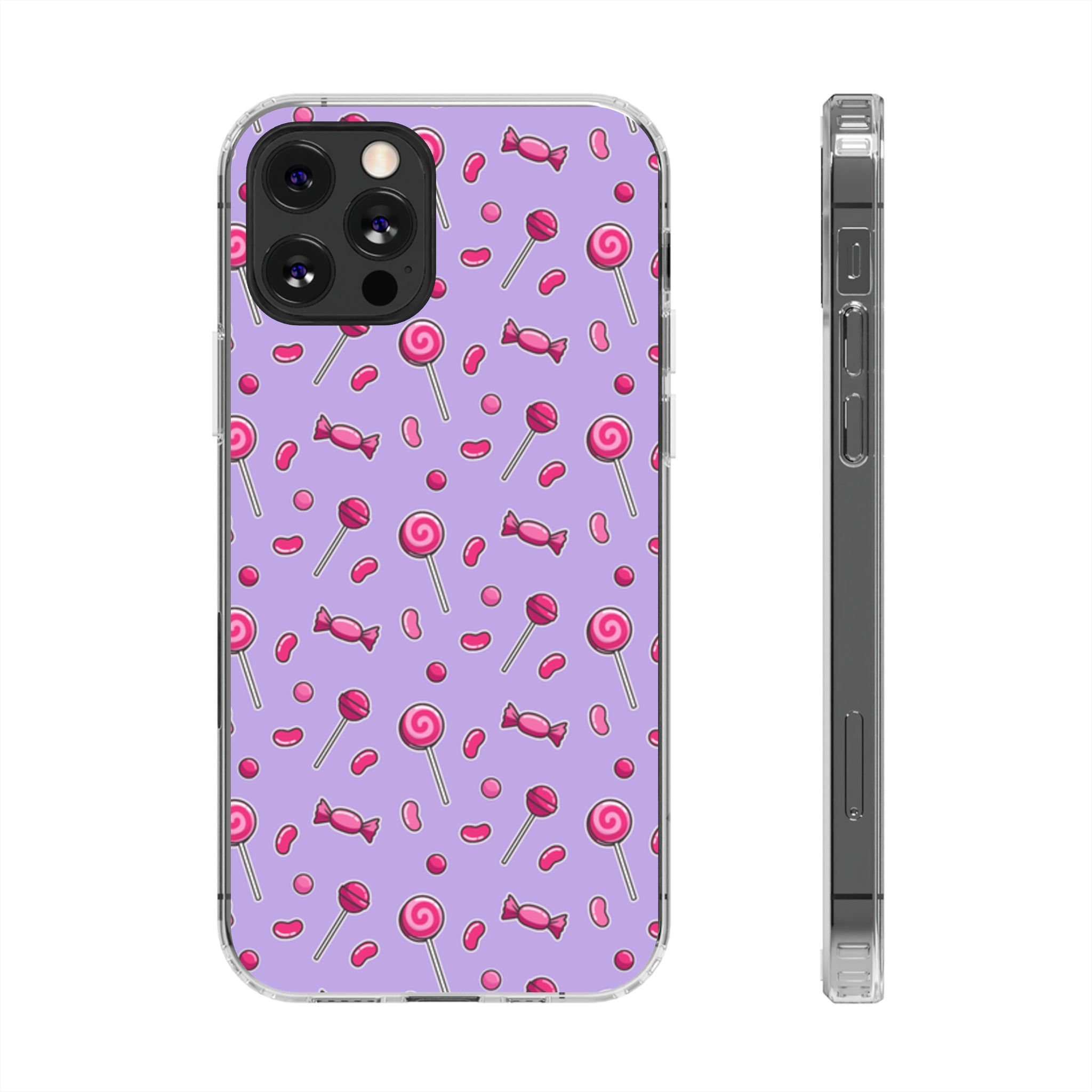 Purple Candy - iPhone Clear Cases iPhone 12 Pro Without gift packaging - phone cases