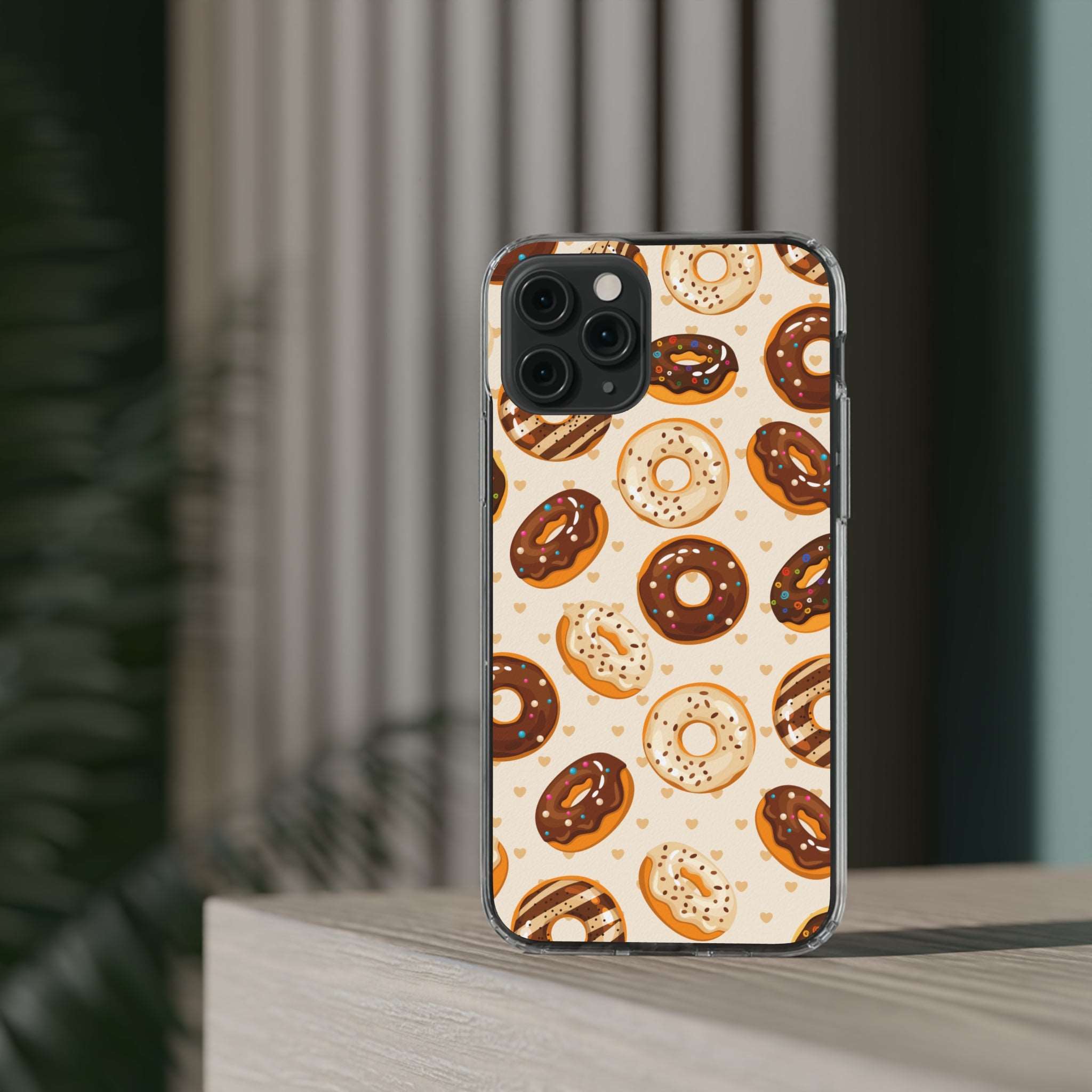 Chocolate Donuts - iPhone Clear Cases - phone cases