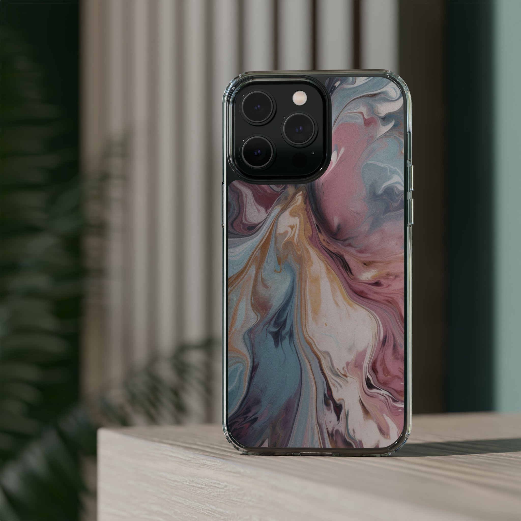 Liquid colored marble - iPhone Clear Cases - phone cases