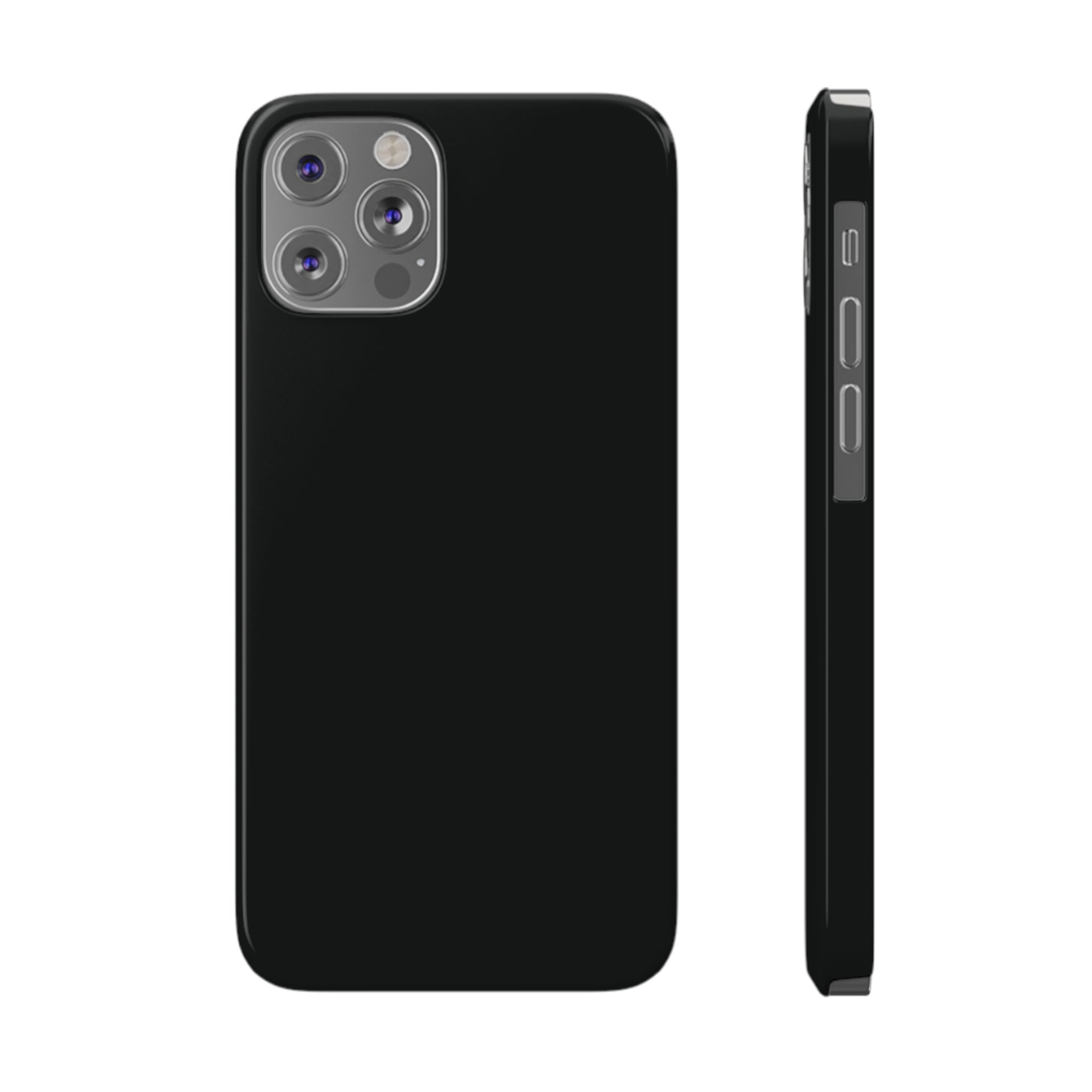 Coal Black - iPhone Slim Cases iPhone 12/12 Pro - phone cases