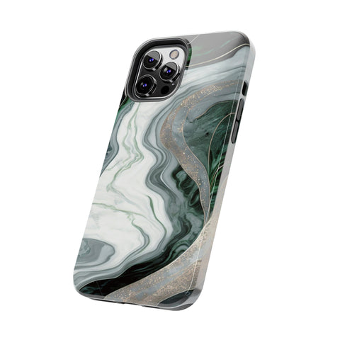 Green Marble - iPhone Tough Cases - phone cases