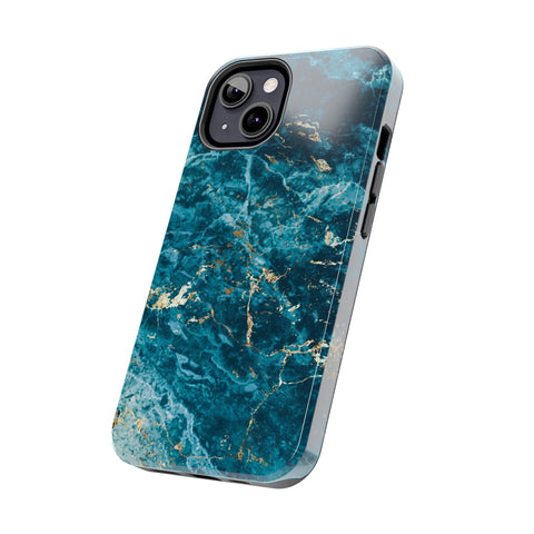 Liquid Blue marble - iPhone Tough Cases - phone cases