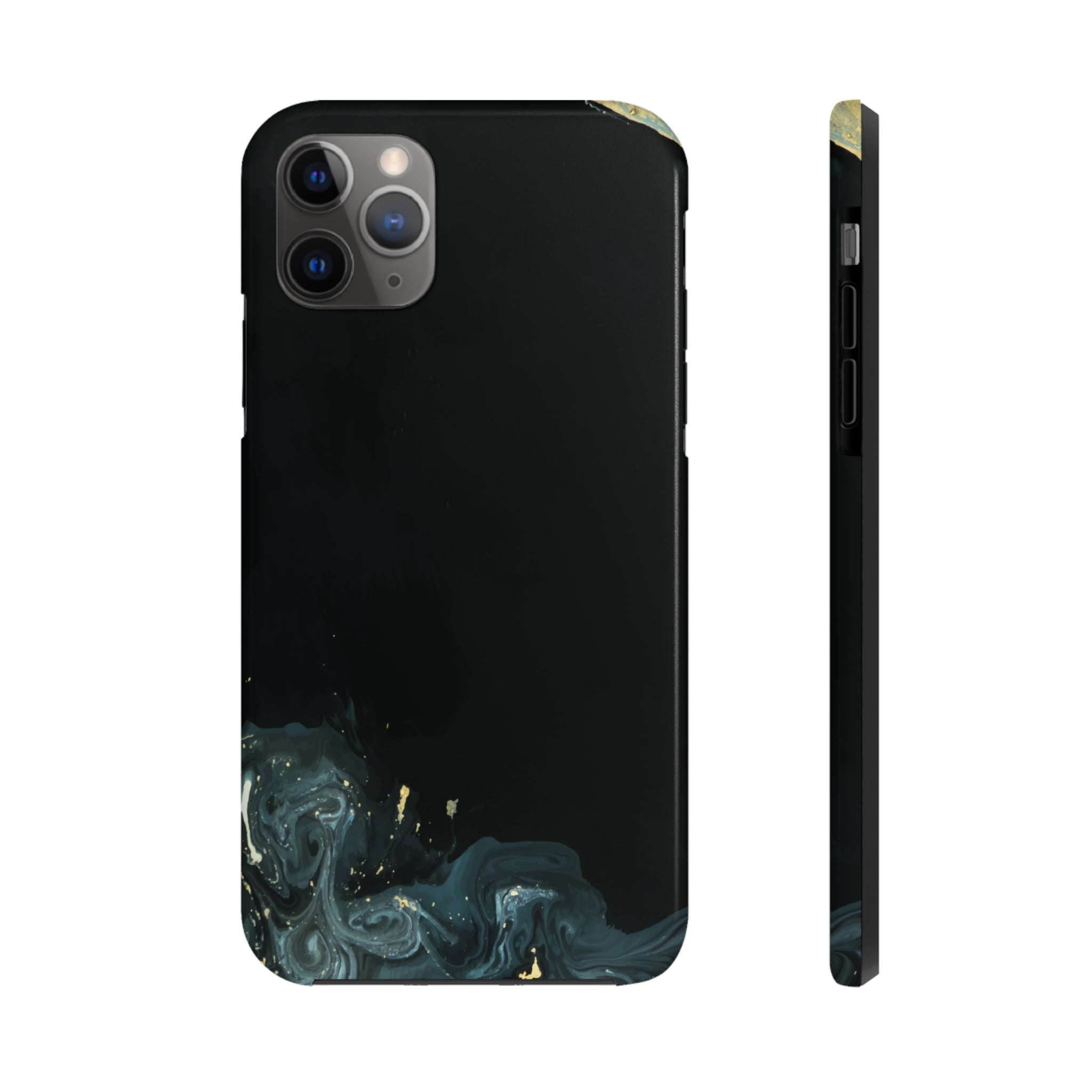 Golden liquid oil - iPhone Tough Cases iPhone 11 Pro Max - phone cases