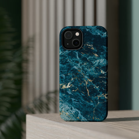 Liquid Blue marble - MagSafe Cases - phone cases