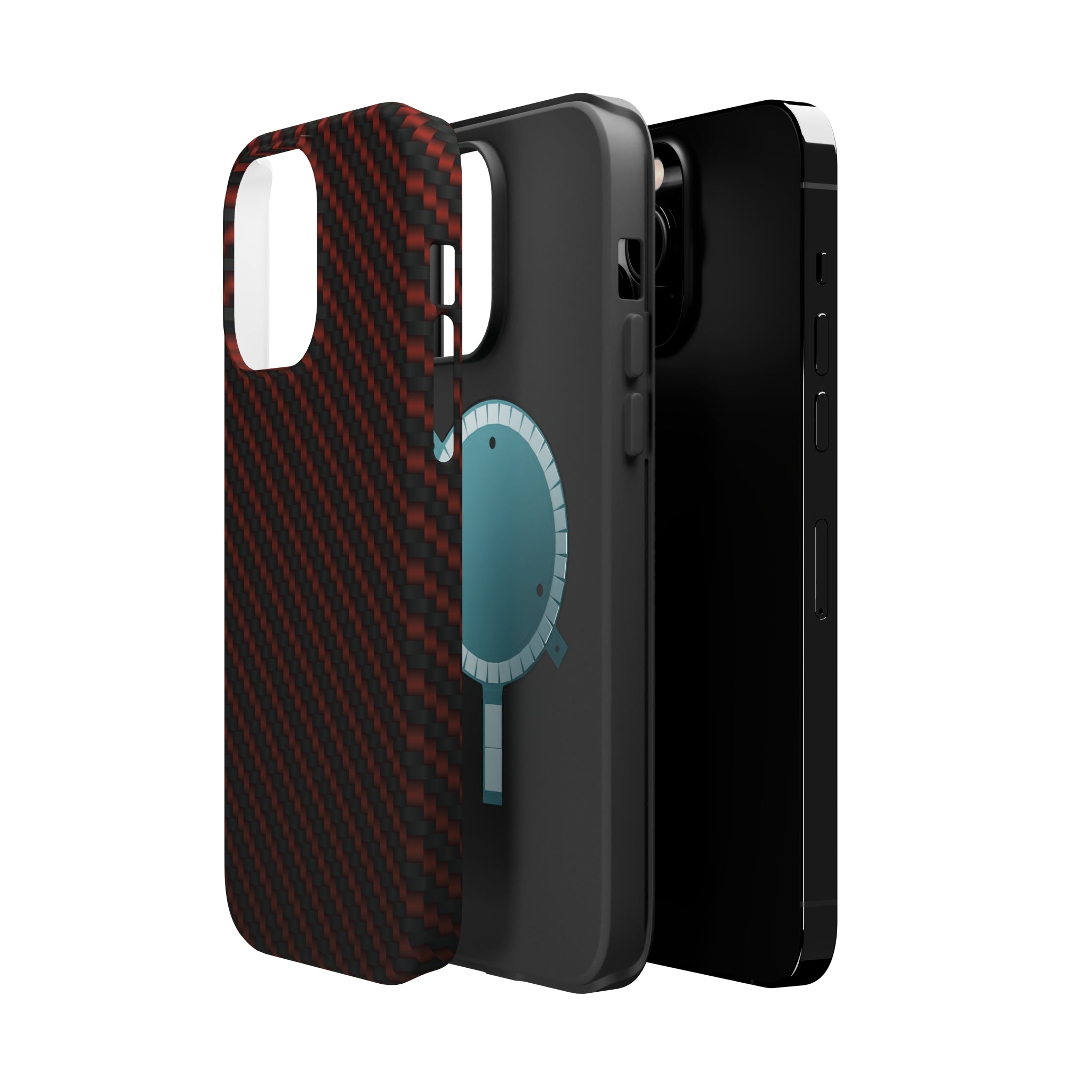 Red carbon fiber - MagSafe Cases - phone cases