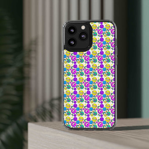 Colourful Emoticons - iPhone Clear Cases - phone cases