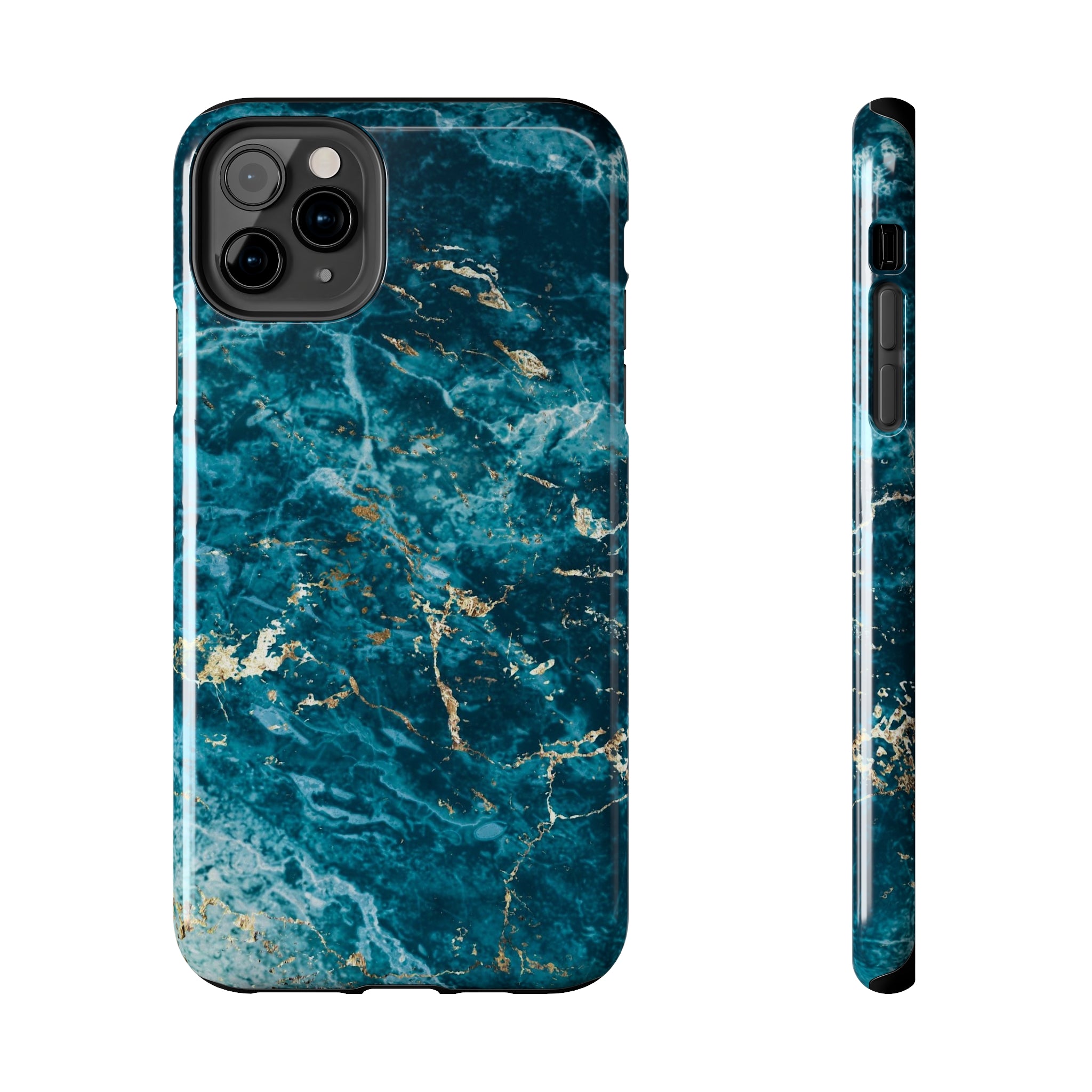 Liquid Blue marble - iPhone Tough Cases iPhone 11 Pro Max - phone cases