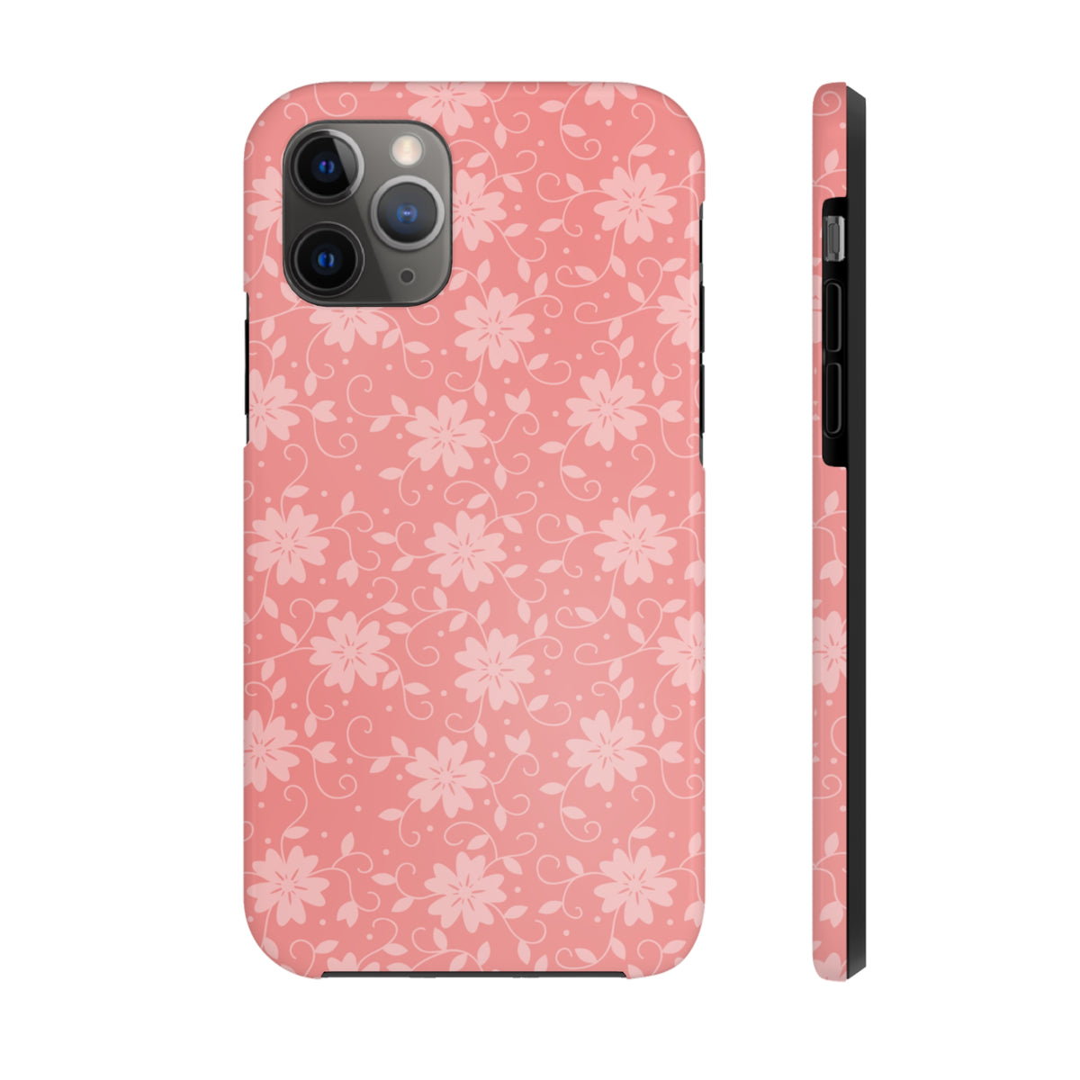 Pink Floral - iPhone Tough Cases iPhone 11 Pro - phone cases