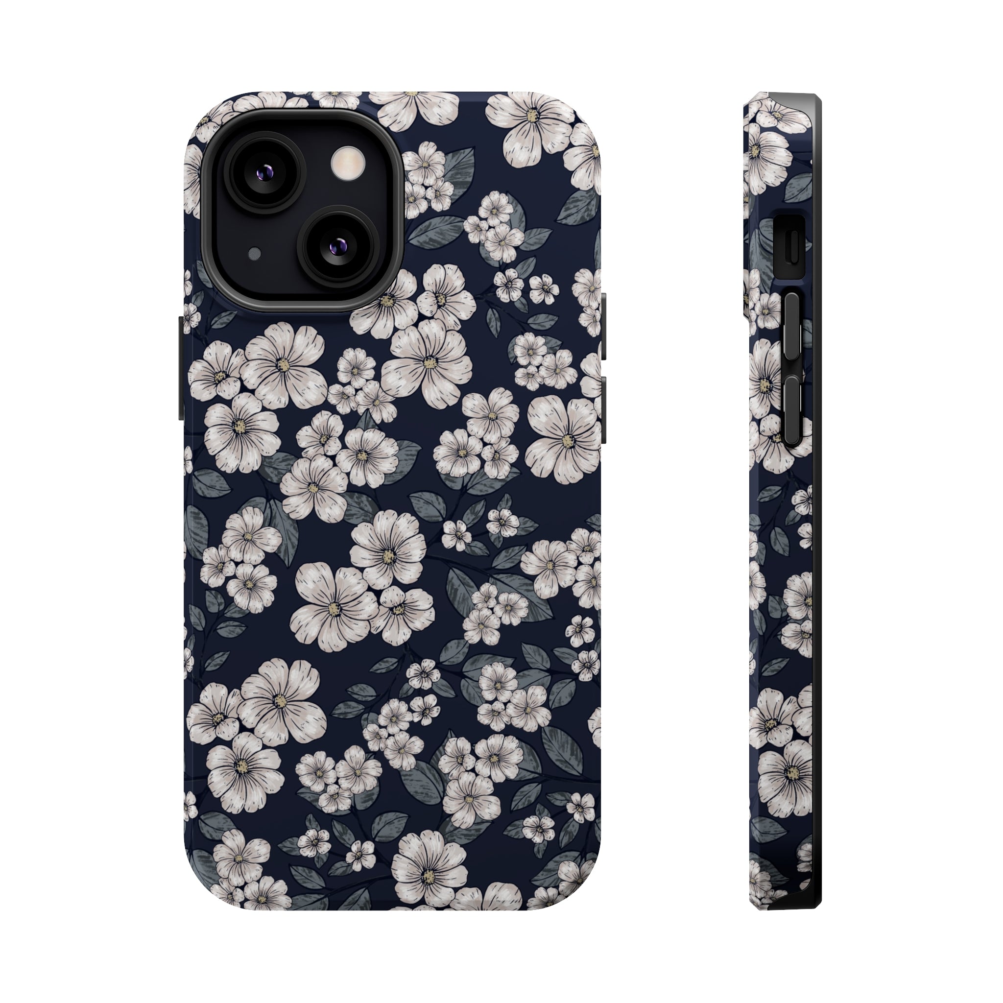 Floral - MagSafe Cases iPhone 13 Mini Glossy - phone cases