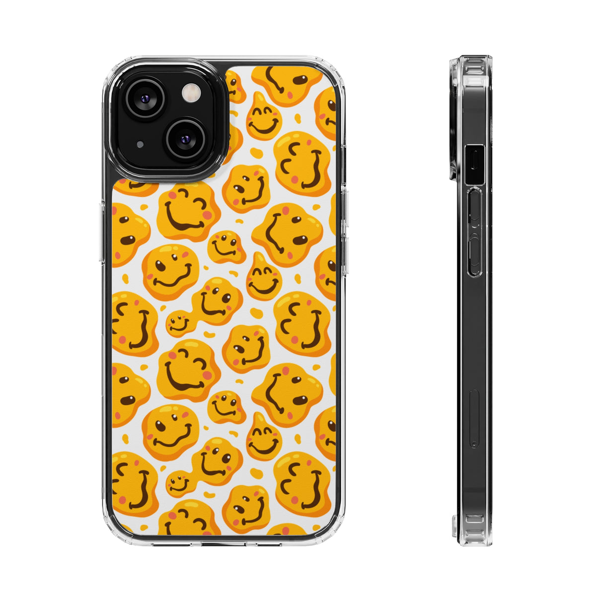 distorted smile - iPhone Clear Cases iPhone 14 Without gift packaging - phone cases