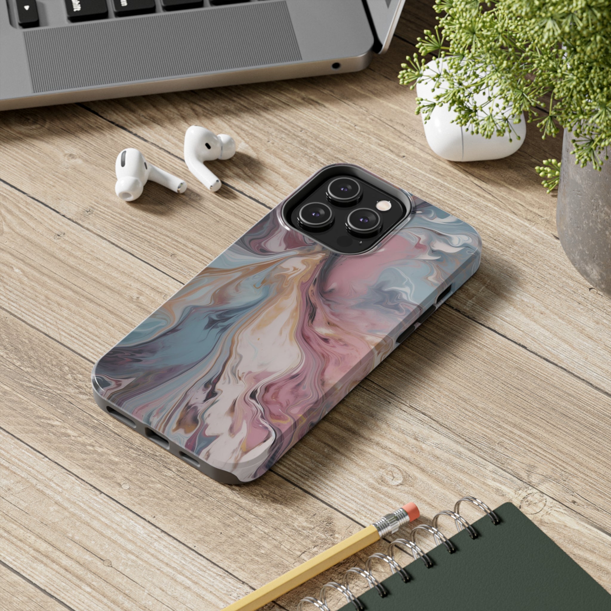 Liquid colored marble - iPhone Tough Cases - phone cases