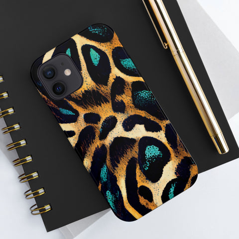 Dark Leopard - iPhone Tough Cases - phone cases