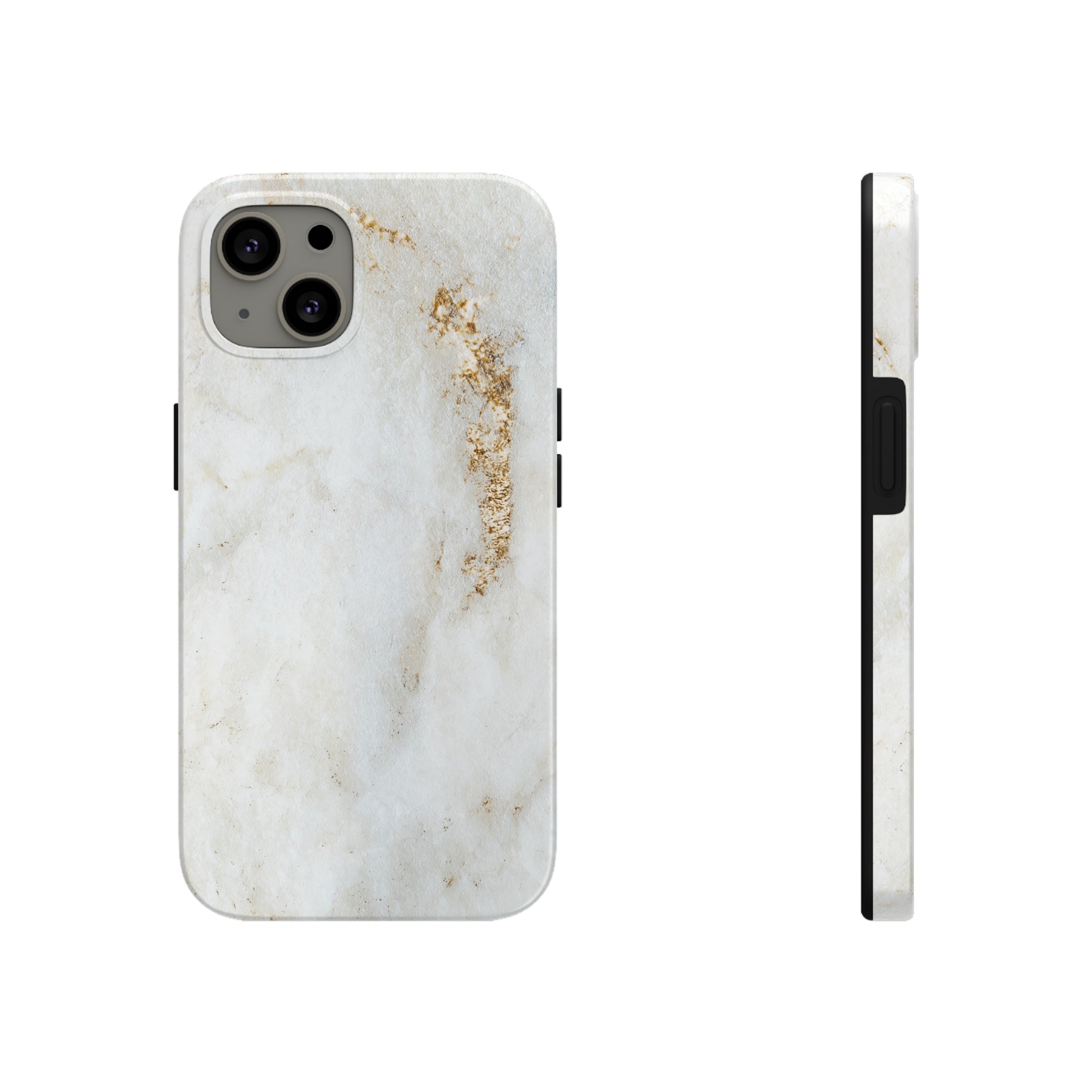 White Golden Marble - iPhone Tough Cases iPhone 13 - phone cases