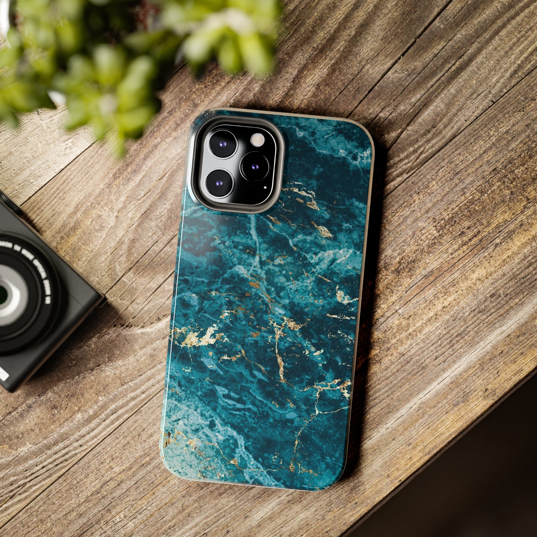 Liquid Blue marble - iPhone Tough Cases - phone cases