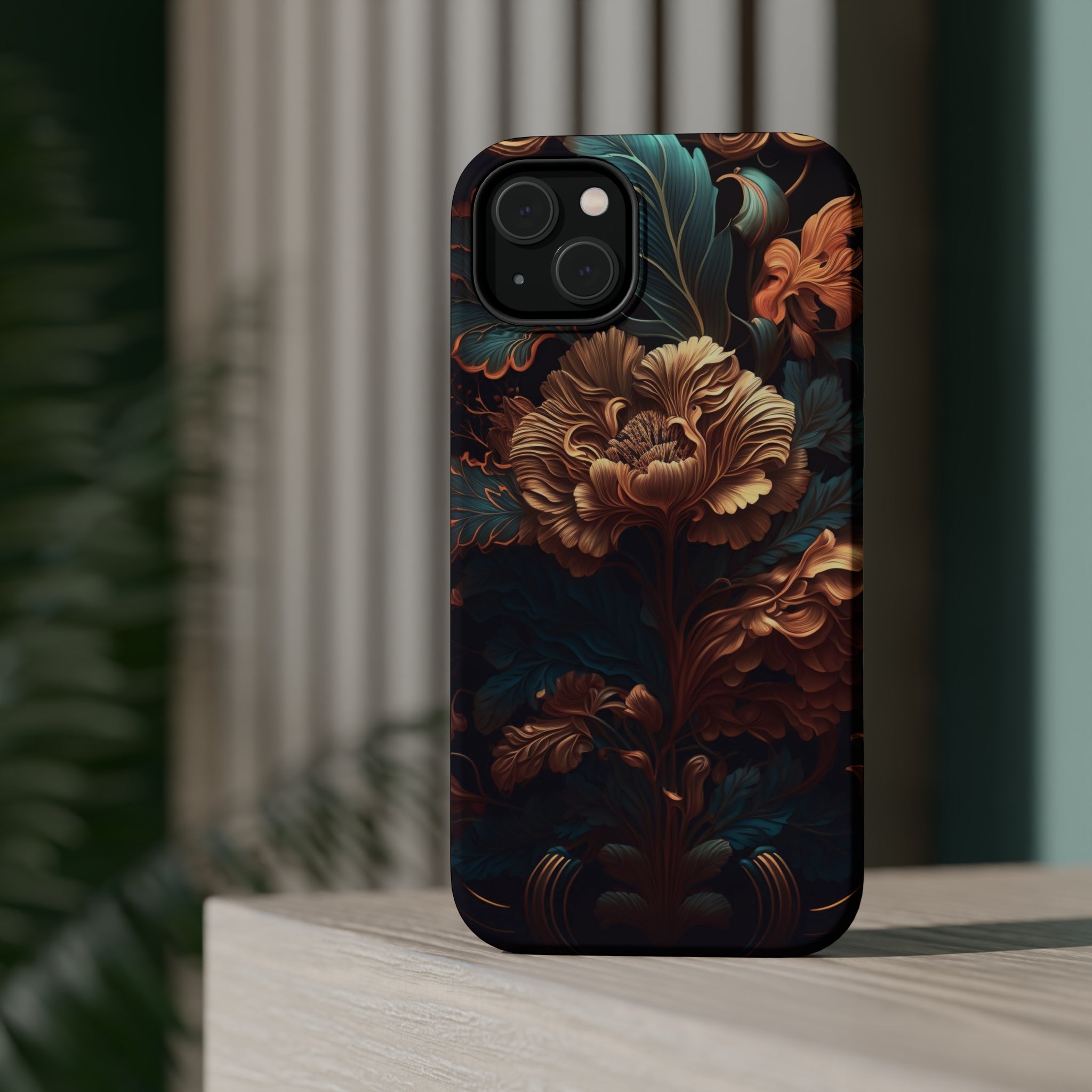 Dark floral - MagSafe Cases - phone cases